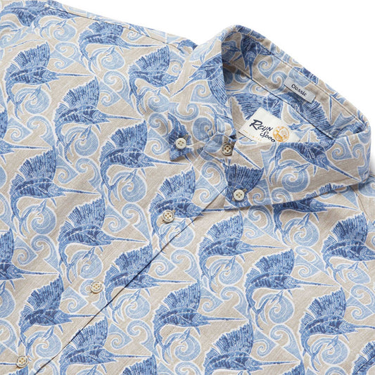 UniJames Speedy Swords - Sand Short Sleeve Hawaiian Shirt