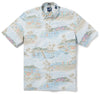 UniJames Waikiki Nostalgia - Ocean Short Sleeve Hawaiian Shirt
