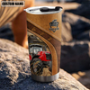 Uni Red Tractor Customized Name 3D Tumbler