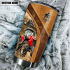 Uni Red Tractor Customized Name 3D Tumbler