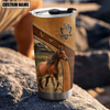Uni Horse Customized Name 3D Tumbler