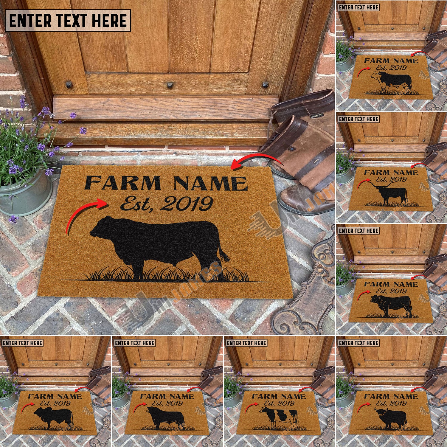 Uni Custom Name Doormat