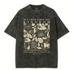 But Seek First His Kingdom Christian Washed T-Shirt Sale - GuidingCross