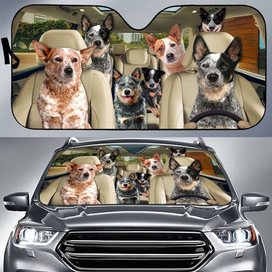 Uni AUSTRALIAN CATTLE DOG All Over Printed 3D Sun Shade