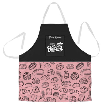 Uni Baker Uniform Gonna Bake Baking Tools Pattern Custom Name Apron