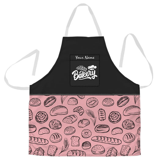 Uni Baker Uniform Gonna Bake Baking Tools Pattern Custom Name Apron