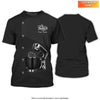 Uni Personalized Name Chic Black Baking Uniform Pattern 3D Shirt [Non-Workwear]