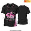 Uni Personalized Name Luxury Hot Pink Baking Uniform Pattern 3D Shirt [Non-Workwear]