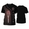 Uni Personalized Name Pink Rose Uniform Baking Pattern 3D Shirt [Non-Workwear]