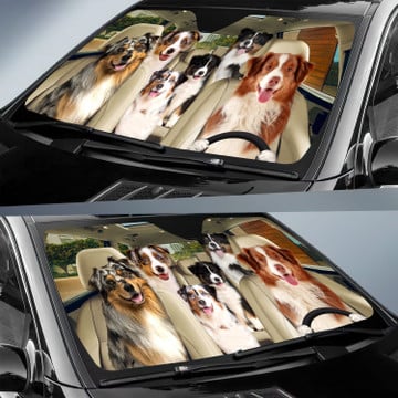 Uni AUSTRALIAN SHEPHERD All Over Printed 3D Sun Shade