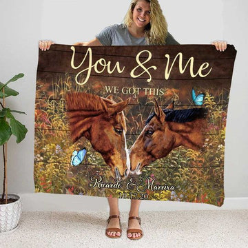 Uni Personalized You&Me We Got This Horse Blanket