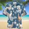 Unique Llama Horse Blue Tribal Hawaiian Shirt