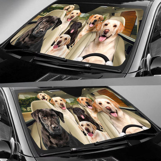 Uni LABRADOR RETRIEVER CAR All Over Printed 3D Sun Shade