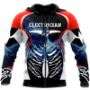 UniJames Premium Electrician All Over Printed Shirts Xray