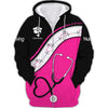 UniJames Custom Name Nursing 3D Shirt Personalized Gift For Nurses