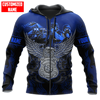 UniJames Customized Name Police Eagle Shirts