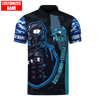 UniJames Customized Name Police Camo Shirts