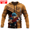 UniJames Personalized Plumber Brown Leather Apparel