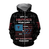 UniJames My Daughter Is A Nurse All Over Print 3D Hoodie