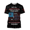 UniJames My Daughter Is A Nurse All Over Print 3D Hoodie