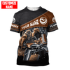 UniJames Personalized Plumber Leather Texture Apparel