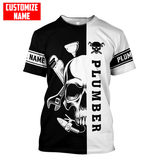 UniJames Personalized Plumber Skull Apparel
