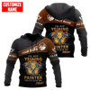 UniJames Personalized Name Painter Unisex Shirts Leather Texture Ver