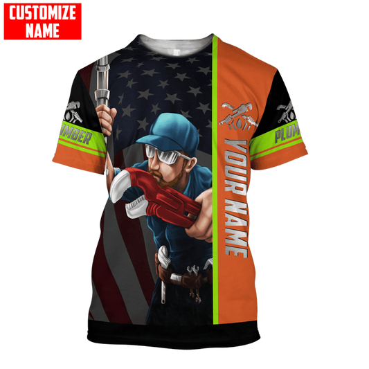 UniJames Personalized American Plumber Apparel PD