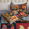 Uni All Season Quilt 3-Piece Set Chicken Color Smile