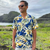 Uni Island Rainforest Navy   Aloha Shirt Short Sleeve Shirt Vacation Hawaiian Outdoor Vacation