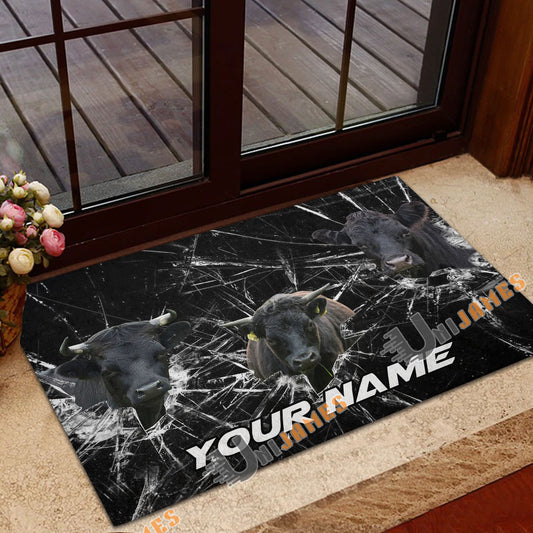 Uni Dexter Broken Glass Custom Name 3D Doormat