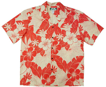 Uni Lanai Coral   Aloha Shirt Short Sleeve Shirt Vacation Hawaiian Outdoor Vacation