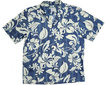 Uni Maui Blue Hawaiian Shirt Aloha Shirt Short Sleeve Shirt Vacation Hawaiian Outdoor Vacation Hawaiian Shirt