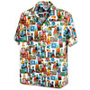 Uni Beer Blast White Hawaiian Shirt Aloha Shirt Short Sleeve Shirt Vacation Hawaiian Outdoor Vacation Hawaiian Shirt