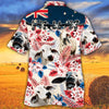 Unique Brahman Cattle Australian Flag Hawaiian Flowers All Over Printed 3D Hawaiian Shirt