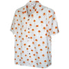 Uni Palm Tree Grove Orange   Aloha Shirt Short Sleeve Shirt Vacation Hawaiian Outdoor Vacation
