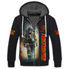 UniJames Firefighter Works On Fire 3D Full Print Shirt Fire Man Shirt Gift For Firefighters