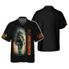 UniJames Firefighter Works On Fire 3D Full Print Shirt Fire Man Shirt Gift For Firefighters