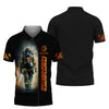 UniJames Firefighter Works On Fire 3D Full Print Shirt Fire Man Shirt Gift For Firefighters