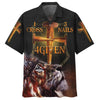 UniJames 1 Cross 3 Nails 4given Lion Hawaiian Shirts - Christian Hawaiian Shirt - Hawaiian Shirts For Men