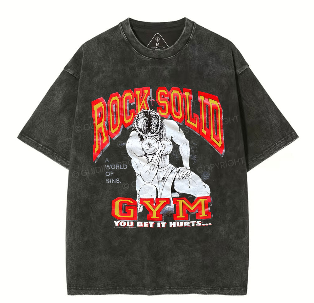 Rock Solid Christian Washed TShirt  