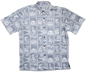 Uni Reverse Pineapple Shack Hawaiian Shirt Aloha Shirt Short Sleeve Shirt Vacation Hawaiian Outdoor Vacation Hawaiian Shirt