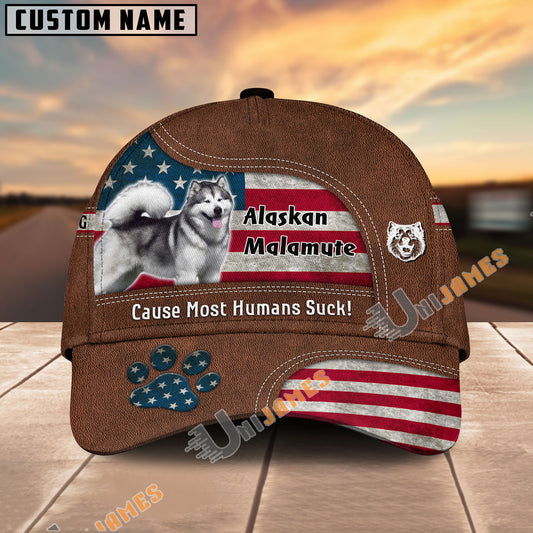 Uni Cause Most Human Suck Customized Cap