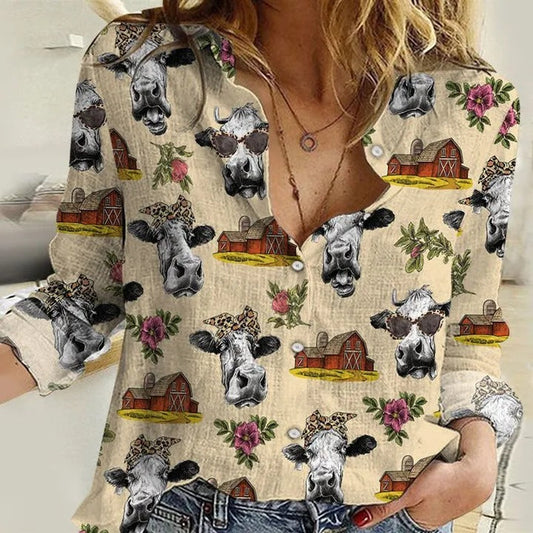 Unique Cow House Casual Shirt