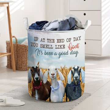 Uni Nubian Goat - It's Been A Good Day Laundry Basket