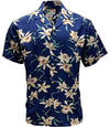 Uni Paradise Found Navy Aloha Shirt Short Sleeve Shirt Vacation Hawaiian Outdoor Vacation