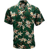 Uni Star Orchid Rainforest   Aloha Shirt Short Sleeve Shirt Vacation Hawaiian Outdoor Vacation