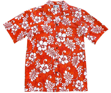 Uni Sunset Flame Aloha Shirt Short Sleeve Shirt Vacation Hawaiian Outdoor Vacation