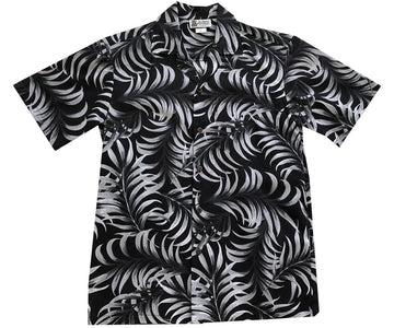 Uni Midnight Tropics  Aloha Shirt Short Sleeve Shirt Vacation Hawaiian Outdoor Vacation