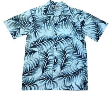 Uni Tropical Tradewinds Blue   Aloha Shirt Short Sleeve Shirt Vacation Hawaiian Outdoor Vacation